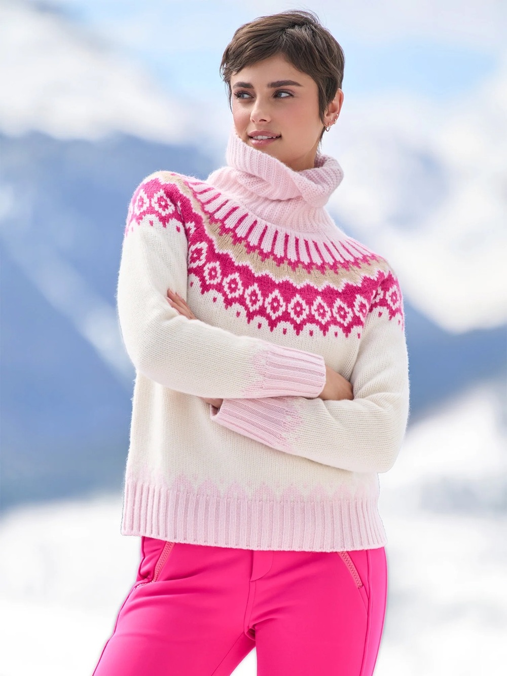 Bogner Ingrid Nordic cashmere ski sweater